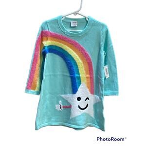 Spotted Zebra Girls' and Toddler Kids' Long Sleeve Swing Sweater Dress Size 3T